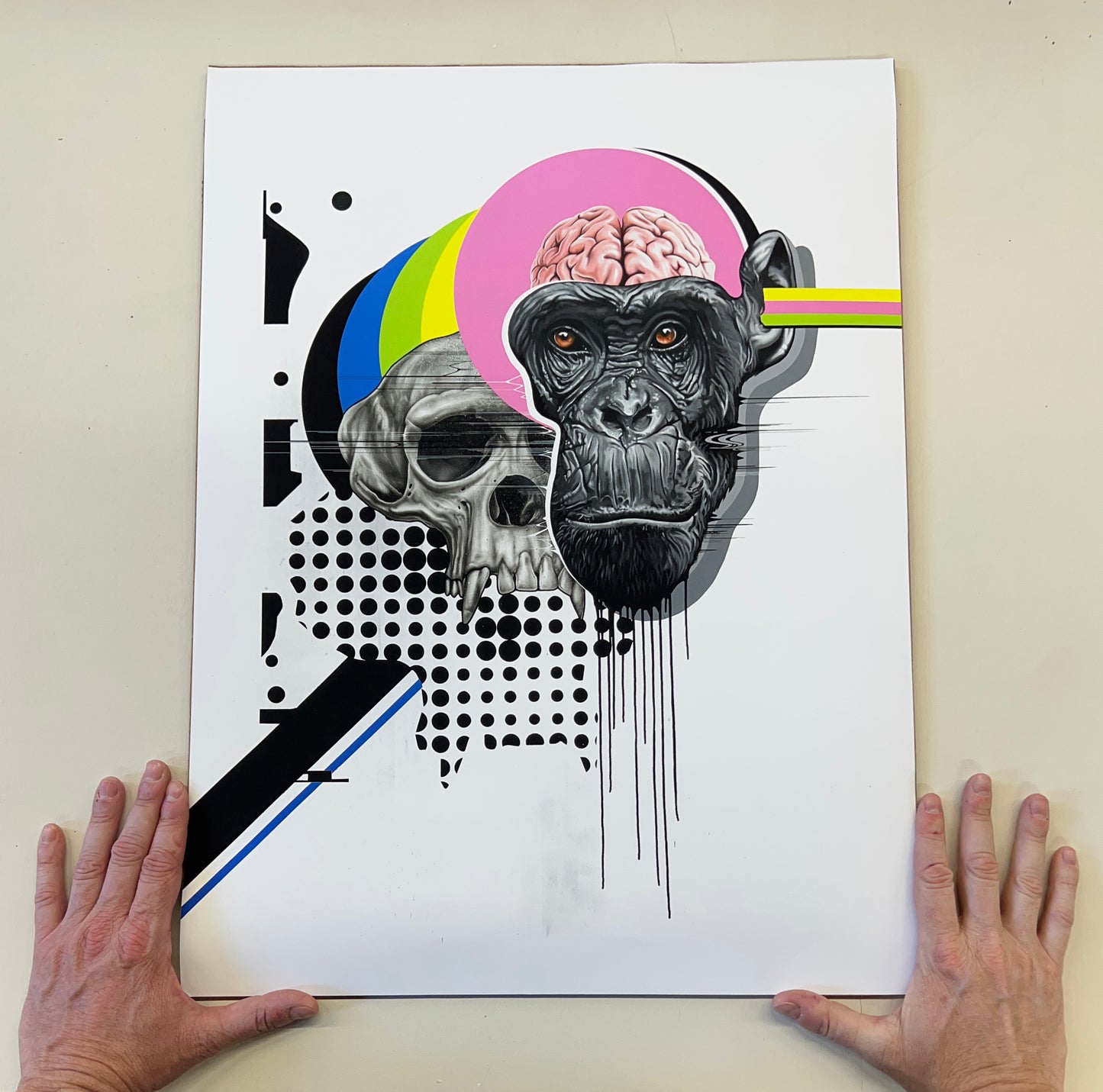 'IN ONE EAR...' - Fine Art Giclee print / 18x24"