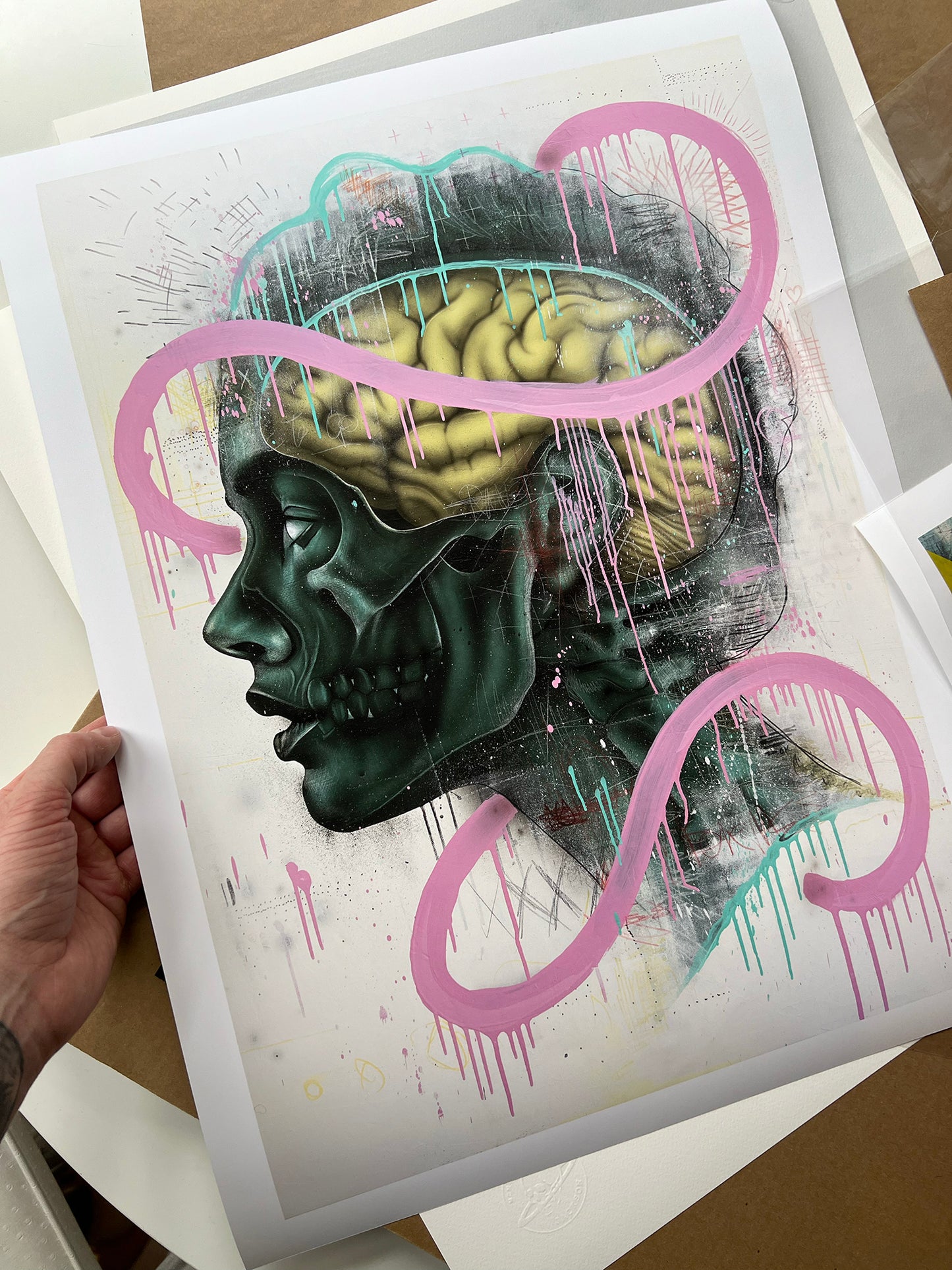 'Soul Leak 2' / Archival Giclee Art Print.