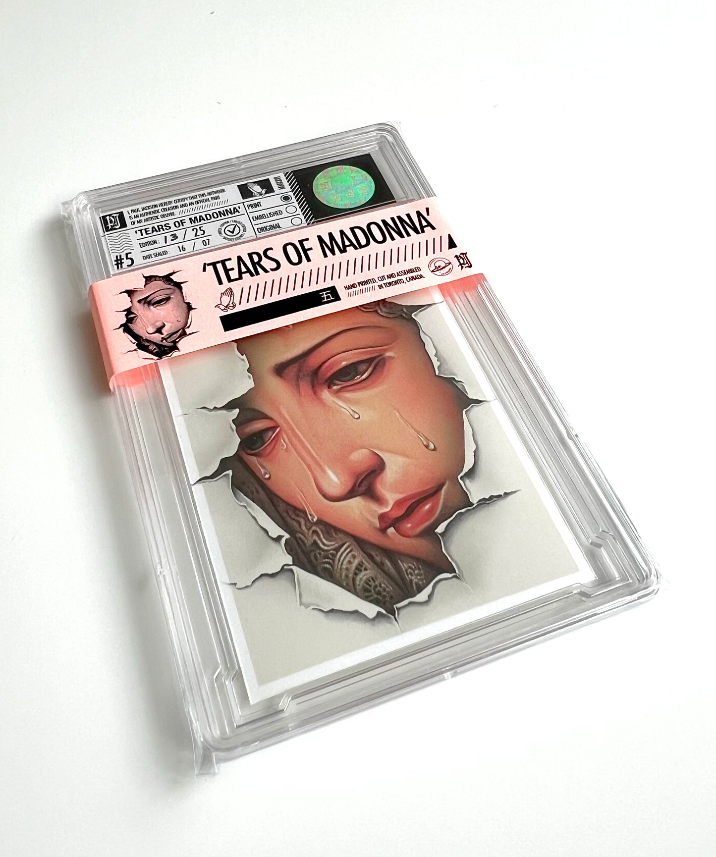 TRADING CARD #5 / 'TEARS OF MADONNA'