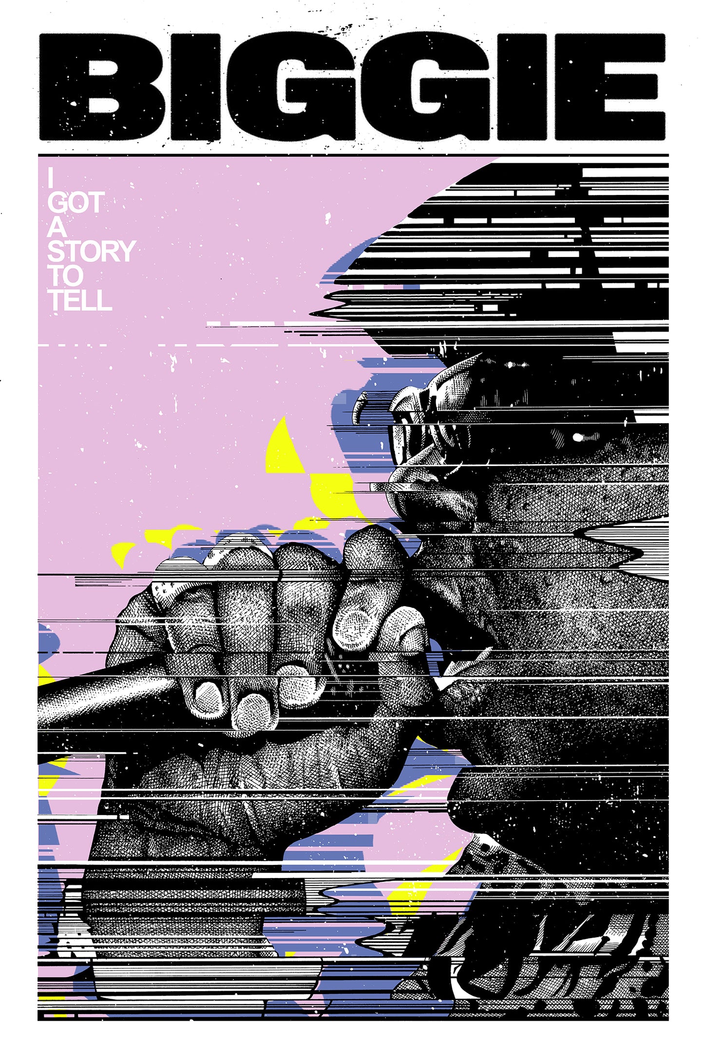 'BIGGIE - I got A Story To Tell' Official Netflix Documentary screenprint 24x36"