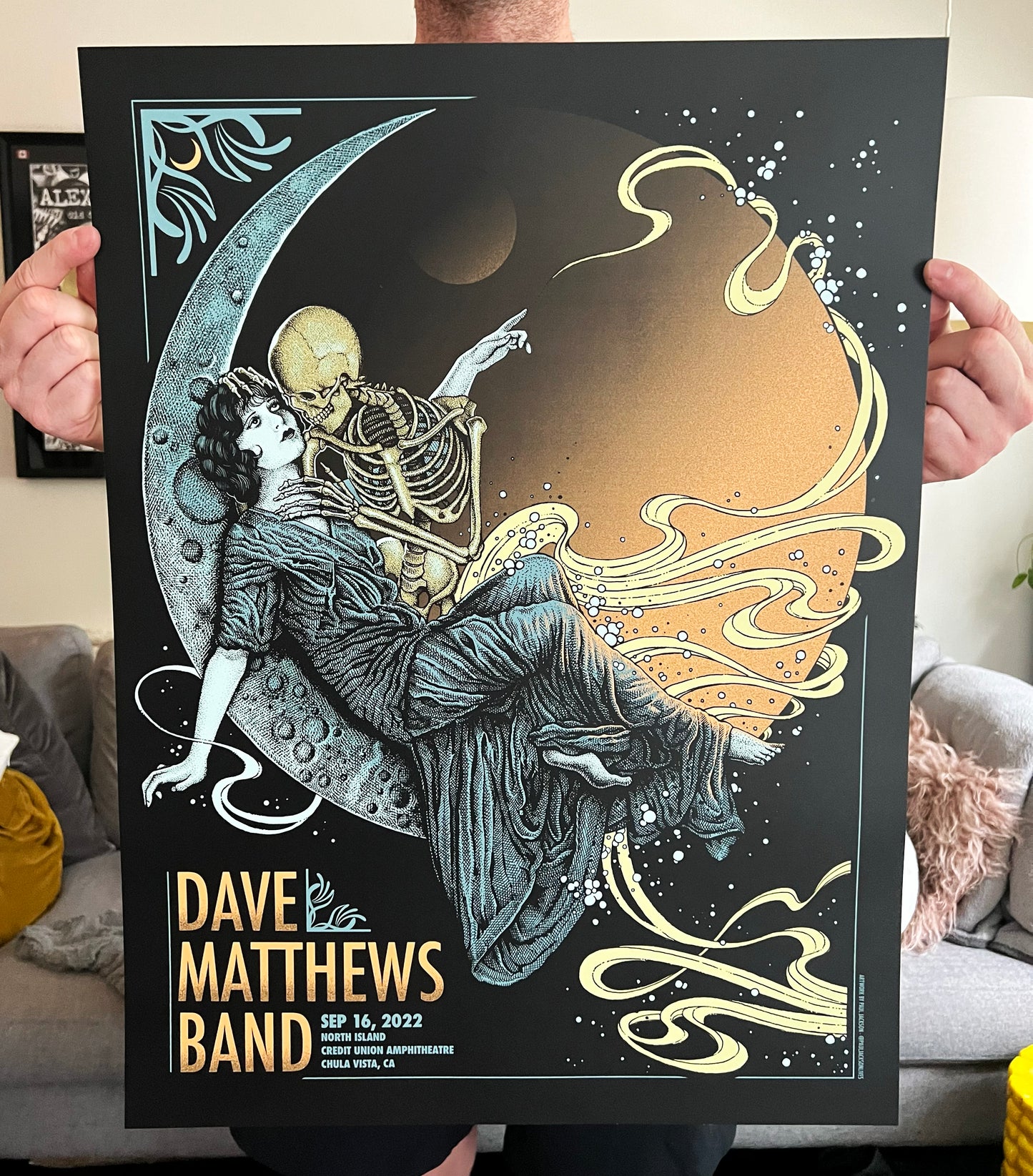 Dave Matthews Band, Chula Vista, CA Screen Print Poster *AP* prints