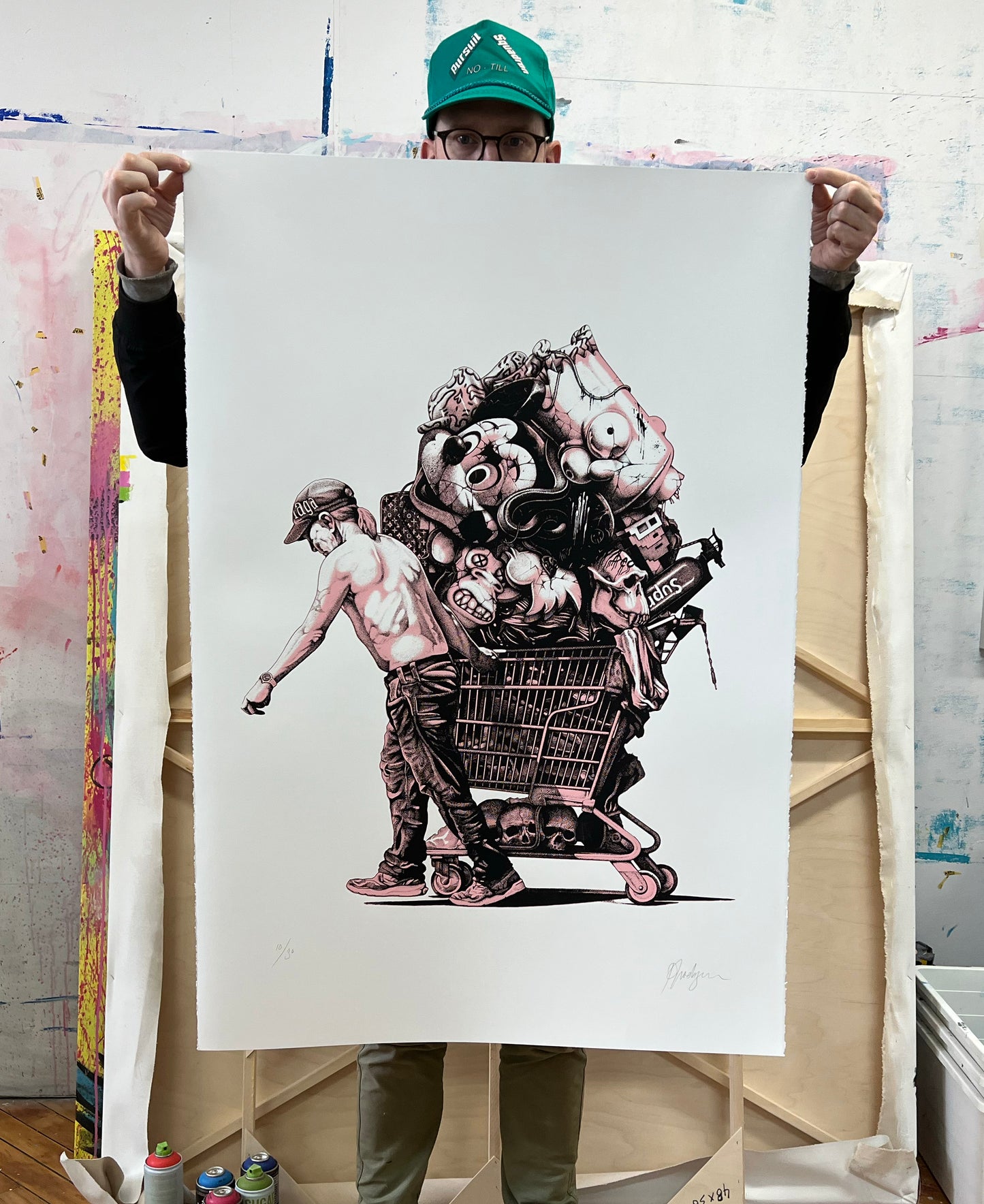 'ONE MANS TRASH...' 30x44" Silk Screenprint (Edition 30)