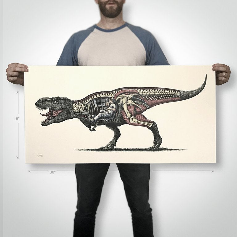 'Hammonds Revenge' 18x36" Silk Screen print