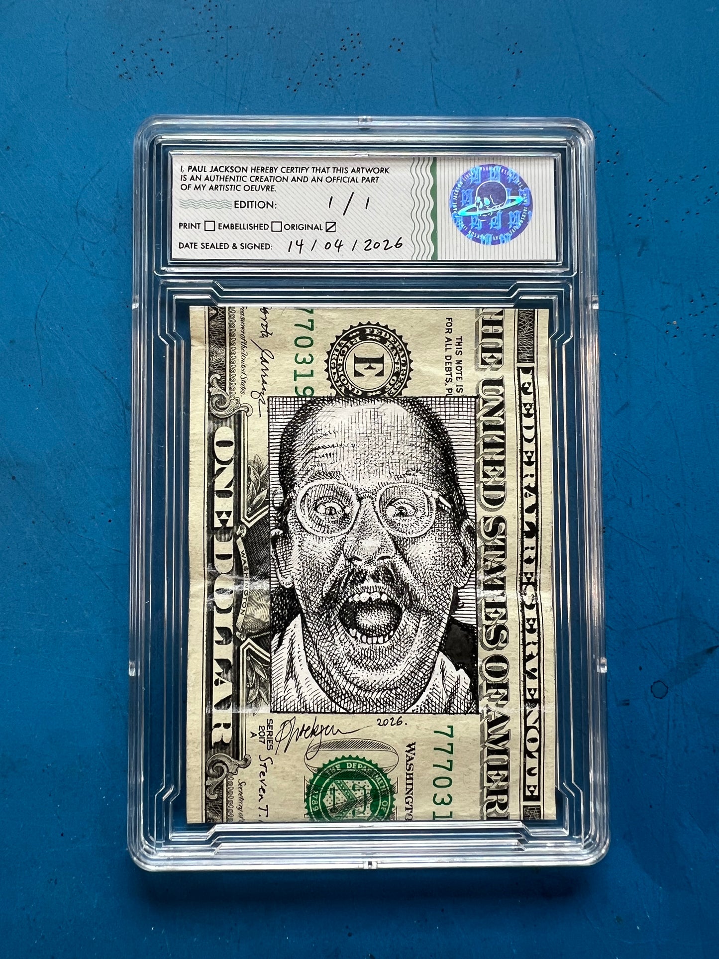 1/1 Original 'Trading Card' drawings