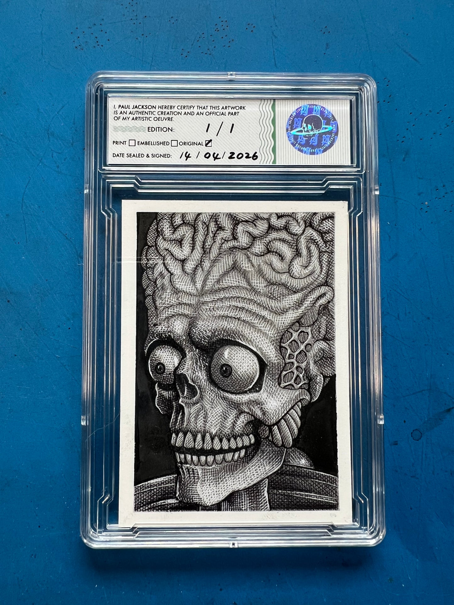 1/1 Original 'Trading Card' drawings