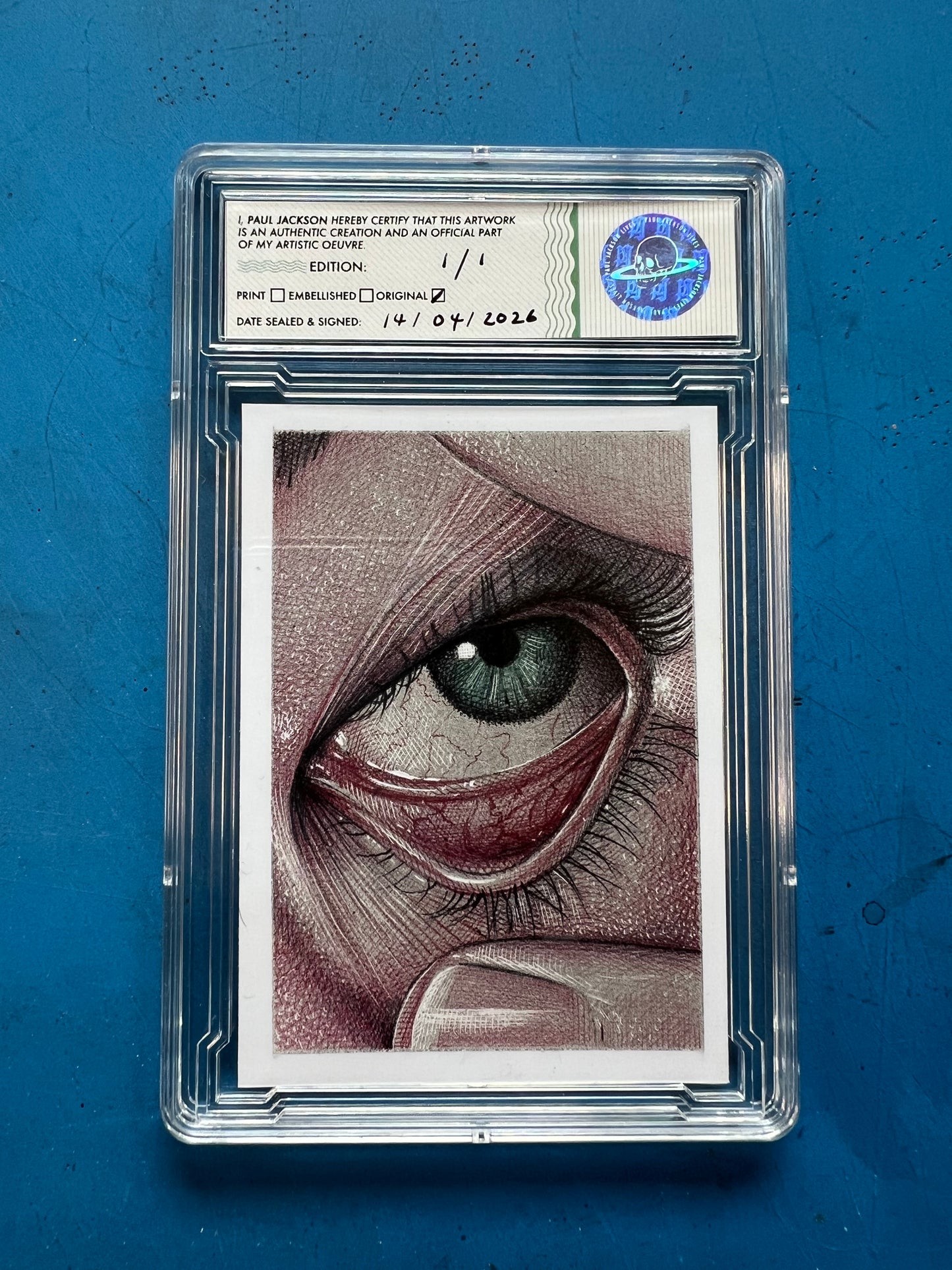 1/1 Original 'Trading Card' drawings