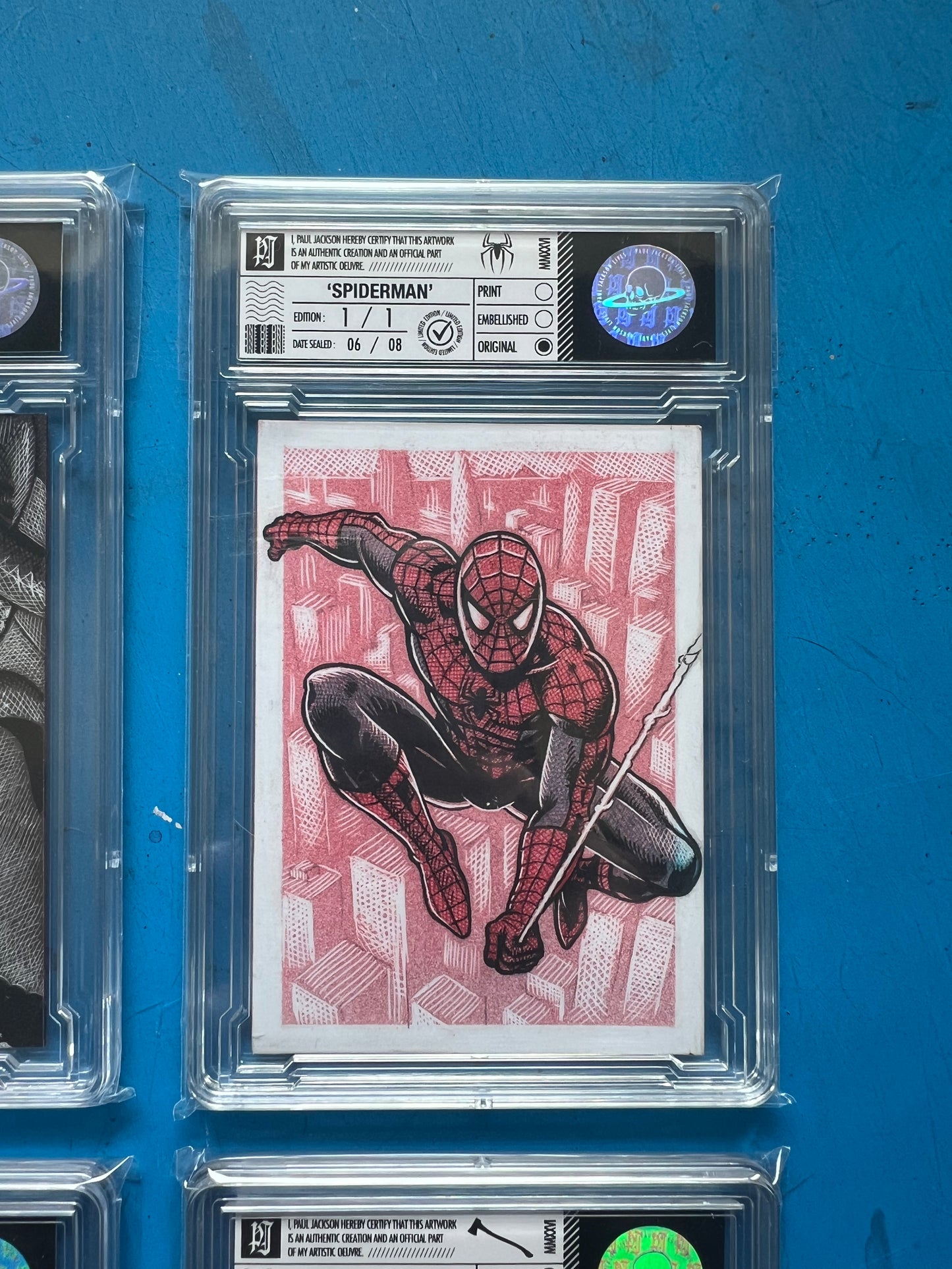 1/1 Original Trading Card drawings