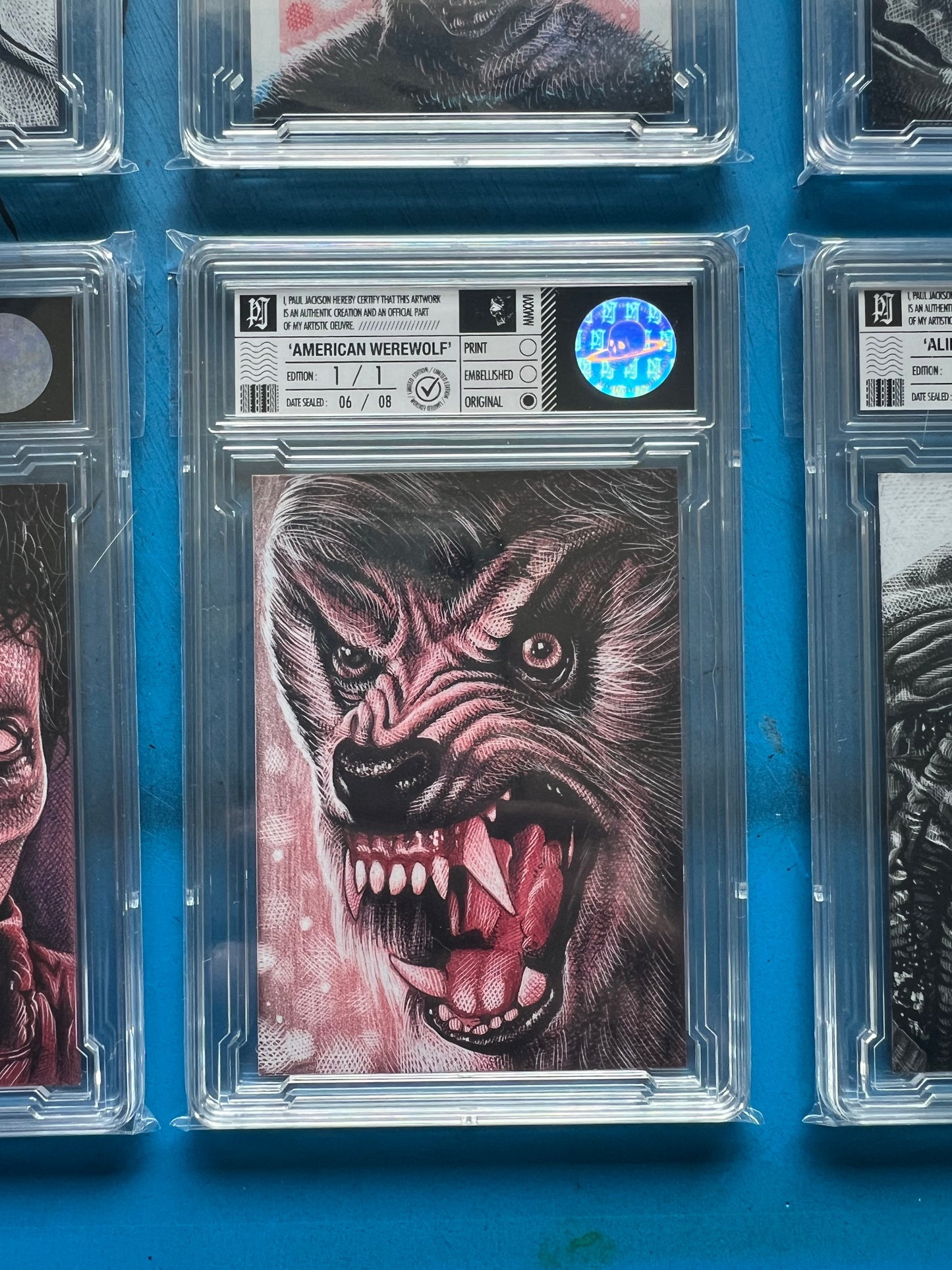 1/1 Original Trading Card drawings