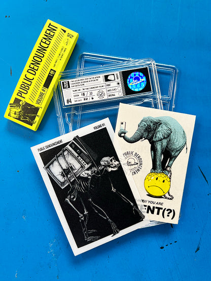 TRADING CARD #4 / 'PUBLIC DENOUNCEMENT'