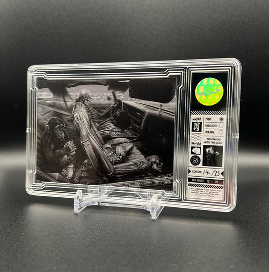 TRADING CARD #6  / 3D LENTICULAR 'MILKSHAKE WITH THE DEAD'