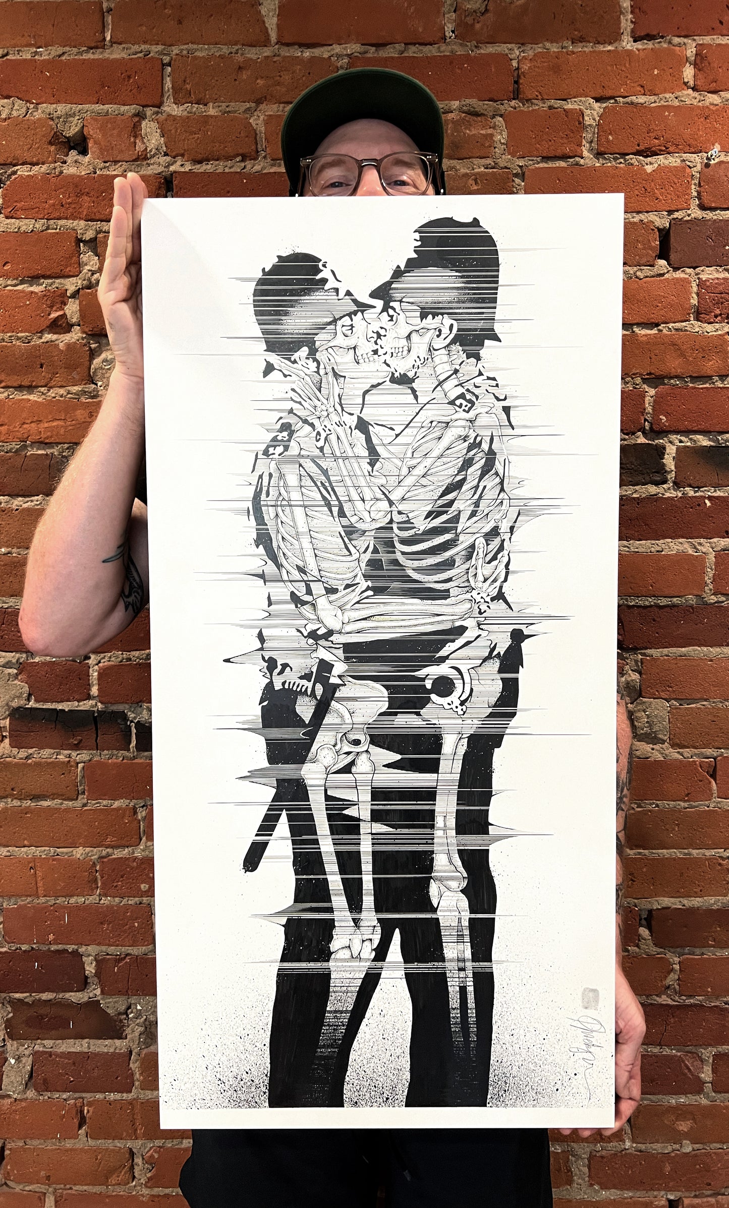 'Kissing Coppers 2024' - Giclee Fine art print.