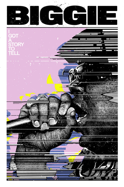 'BIGGIE - I got A Story To Tell' Official Netflix Documentary screenprint 24x36"