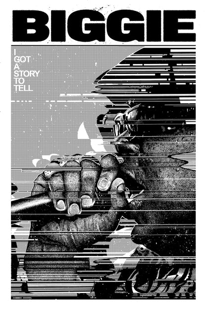 'BIGGIE - I got A Story To Tell' Official Netflix Documentary screenprint 24x36"